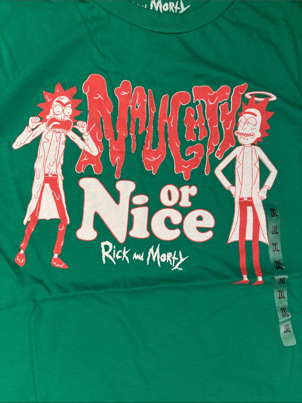 Ripple Junction Green Rick and Morty Graphic Tee - Picture 2 of 3